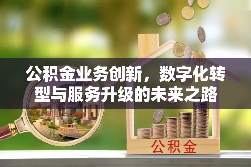 江苏公积金业务创新，数字化转型与服务升级的未来之路