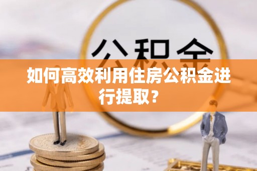 江苏如何高效利用住房公积金进行提取？